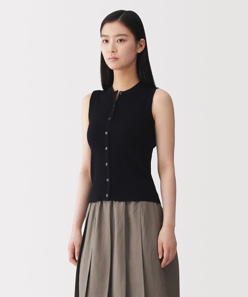 MUJI Labo〕婦人 強撚コットンニットベスト（ベスト）｜MUJI Labo