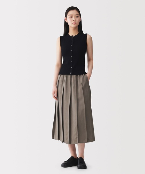 MUJI Labo(ムジラボ)の「〔MUJI Labo〕婦人 強撚コットンニットベスト(ベスト・レディース・ネイビー/ブラック/オフホワイト・M/L/S/XL)」の10枚目の写真