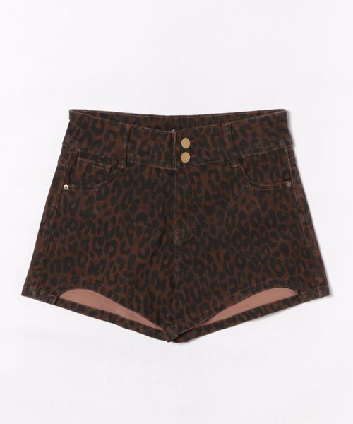 Ritzy(リッツィー)の「ハイウエストデザイン レオパード柄ショーツ(その他パンツ・レディース・レオパード/ホワイト/ブラック・M/L)」の15枚目の写真