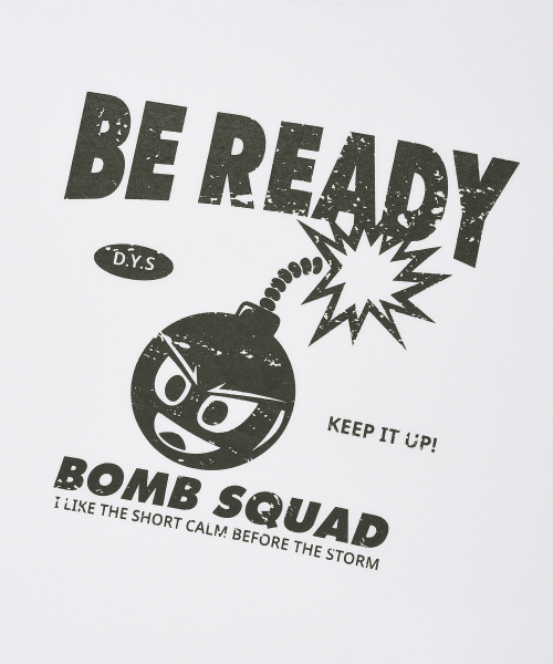 DYSFUNCT(ディスファンクト)の「BE READY T-SHIRT(WHITE)(Tシャツ/カットソー・メンズ・その他・SMALL/MEDIUM/LARGE)」の4枚目の写真