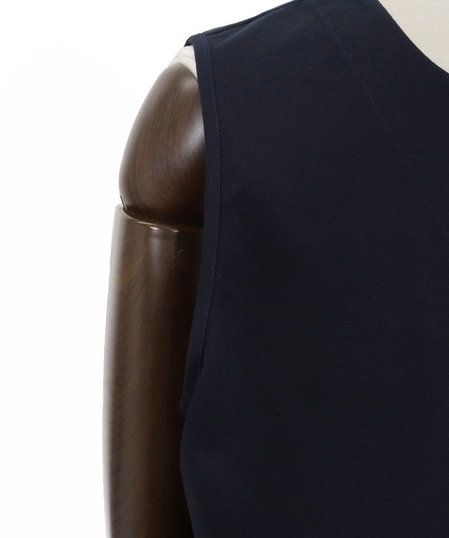 CAMBIO（カンビオ）の「mcg3777-ラウンドネックワークベスト(BP-BFS0095)（ベスト・メンズ・ブラック/カーキ/ネイビー・S/M/L）」の21枚目の写真