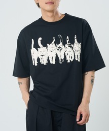 モノトーンアニマル柄TEE(M1)
