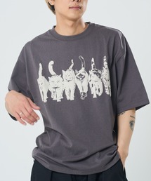 モノトーンアニマル柄TEE(M1)