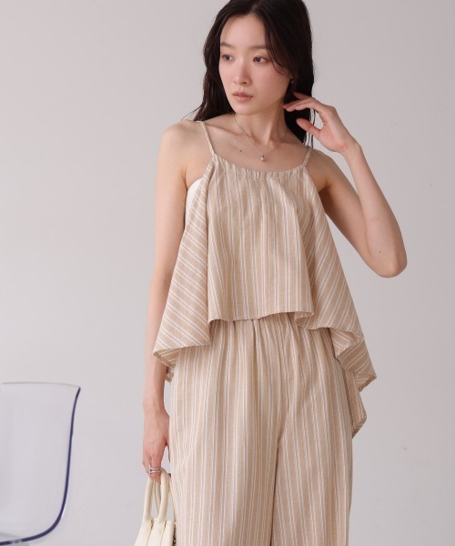 Bab（バブ）の「コットンリラックスセットアップ（セットアップ・レディース・ブラック/A・MEDIUM）」の4枚目の写真