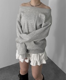 jiasecond.（ジアセカンド）の「【jiasecond.】オフショルスウェット / スウェット トップス オフショル ワンショル ルーズ ZOZOTOWN限定（スウェット）」