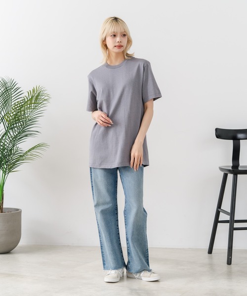 HANES（ヘインズ）の「【HANES/ヘインズ】【汗染みが目立ちにくい】MOKU 7.0オンス クルーネックTシャツ 究極の杢グレー 透けない厚手（Tシャツ/カットソー・メンズ・杢グレー・SMALL/LARGE/X-LARGE/MEDIUM）」の22枚目の写真
