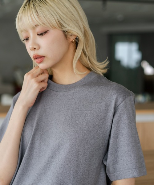 HANES（ヘインズ）の「【HANES/ヘインズ】【汗染みが目立ちにくい】MOKU 7.0オンス クルーネックTシャツ 究極の杢グレー 透けない厚手（Tシャツ/カットソー・メンズ・杢グレー・SMALL/LARGE/X-LARGE/MEDIUM）」の16枚目の写真