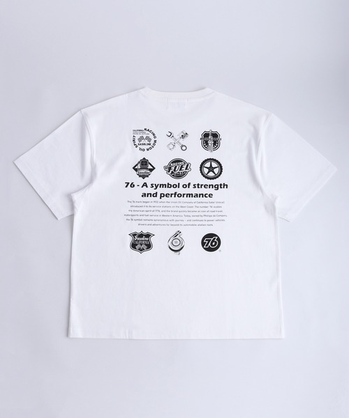 76(セブンティシックス)の「76 ワンポイント刺繍 バックプリント 半袖T(Tシャツ/カットソー・メンズ・ブラック系その他/ブルー/ホワイト系その他2/オレンジ系その他/ブラック系その他3/ブラック/ブラック系その他2/オレンジ/ホワイト/ホワイト系その他/ホワイト系その他3・M/L/LL)」の13枚目の写真