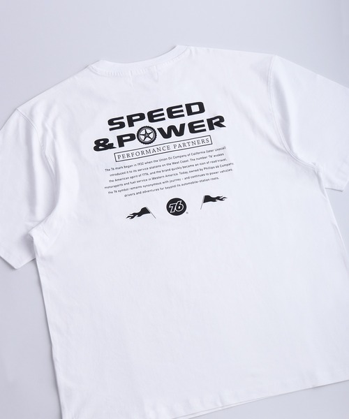 76(セブンティシックス)の「76 ワンポイント刺繍 バックプリント 半袖T(Tシャツ/カットソー・メンズ・ブラック系その他/ブルー/ホワイト系その他2/オレンジ系その他/ブラック系その他3/ブラック/ブラック系その他2/オレンジ/ホワイト/ホワイト系その他/ホワイト系その他3・M/L/LL)」の17枚目の写真