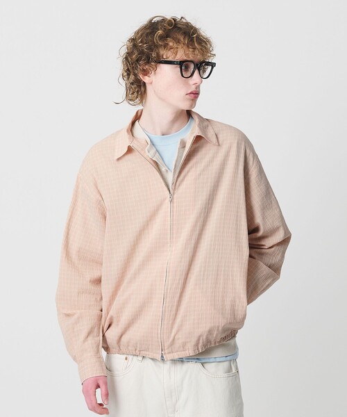 BEAUTY&YOUTH UNITED ARROWS(ビューティーアンドユースユナイテッドアローズ)の「シャーリング チェック ジップシャツ(シャツ/ブラウス・メンズ・グレー系/ベージュ・S/XL/M/L)」の21枚目の写真