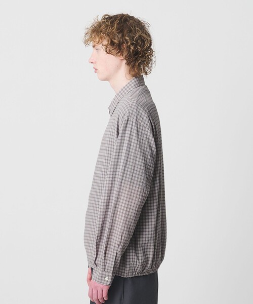 BEAUTY&YOUTH UNITED ARROWS(ビューティーアンドユースユナイテッドアローズ)の「シャーリング チェック ジップシャツ(シャツ/ブラウス・メンズ・グレー系/ベージュ・S/XL/M/L)」の16枚目の写真