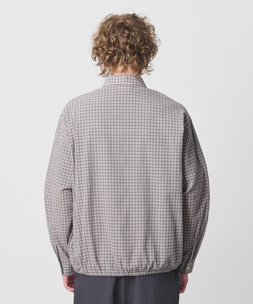 BEAUTY&YOUTH UNITED ARROWS(ビューティーアンドユースユナイテッドアローズ)の「シャーリング チェック ジップシャツ(シャツ/ブラウス・メンズ・グレー系/ベージュ・S/XL/M/L)」の15枚目の写真