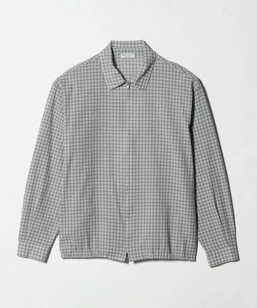 BEAUTY&YOUTH UNITED ARROWS(ビューティーアンドユースユナイテッドアローズ)の「シャーリング チェック ジップシャツ(シャツ/ブラウス・メンズ・グレー系/ベージュ・S/XL/M/L)」の14枚目の写真