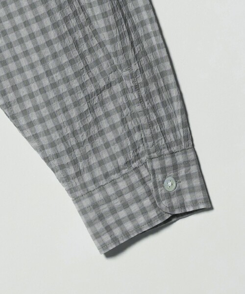 BEAUTY&YOUTH UNITED ARROWS(ビューティーアンドユースユナイテッドアローズ)の「シャーリング チェック ジップシャツ(シャツ/ブラウス・メンズ・グレー系/ベージュ・S/XL/M/L)」の11枚目の写真