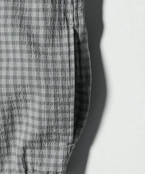 BEAUTY&YOUTH UNITED ARROWS(ビューティーアンドユースユナイテッドアローズ)の「シャーリング チェック ジップシャツ(シャツ/ブラウス・メンズ・グレー系/ベージュ・S/XL/M/L)」の9枚目の写真