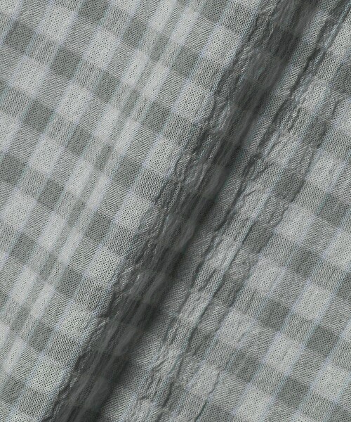 BEAUTY&YOUTH UNITED ARROWS(ビューティーアンドユースユナイテッドアローズ)の「シャーリング チェック ジップシャツ(シャツ/ブラウス・メンズ・グレー系/ベージュ・S/XL/M/L)」の8枚目の写真