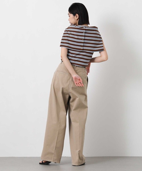 Le Minor(ルミノア)の「ルミノアM52チノパンツ(その他パンツ・レディース・ベージュ・24)」の4枚目の写真