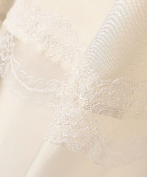 JANESMITH（ジェーンスミス）の「JANE SMITH:レース トリムド ミニ ドレス（ワンピース・レディース・ナチュラル・ONE SIZE）」の3枚目の写真