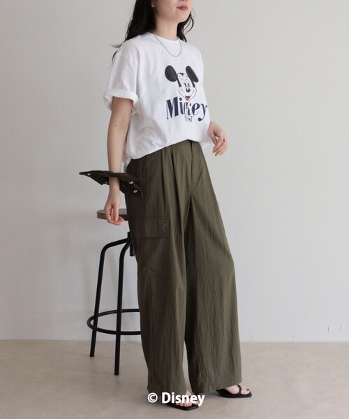 fredy emue（フレディエミュ）の「【GOOD ROCK SPEED】MICKEY半袖Ｔシャツ 3（Tシャツ/カットソー・レディース・ブラウン/オフホワイト・38）」の15枚目の写真