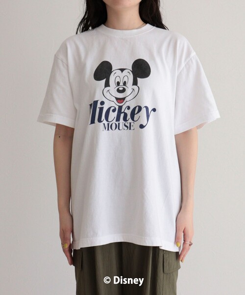 fredy emue（フレディエミュ）の「【GOOD ROCK SPEED】MICKEY半袖Ｔシャツ 3（Tシャツ/カットソー・レディース・ブラウン/オフホワイト・38）」の8枚目の写真