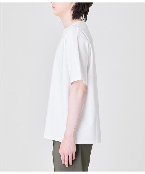 Park Slope NEWYORKER(パークスロープニューヨーカー)の「【接触冷感・デイリー・快適】P/SロゴTシャツ(Tシャツ/カットソー・メンズ・サックスブルー/ホワイト・LL/L/M/S)」の19枚目の写真