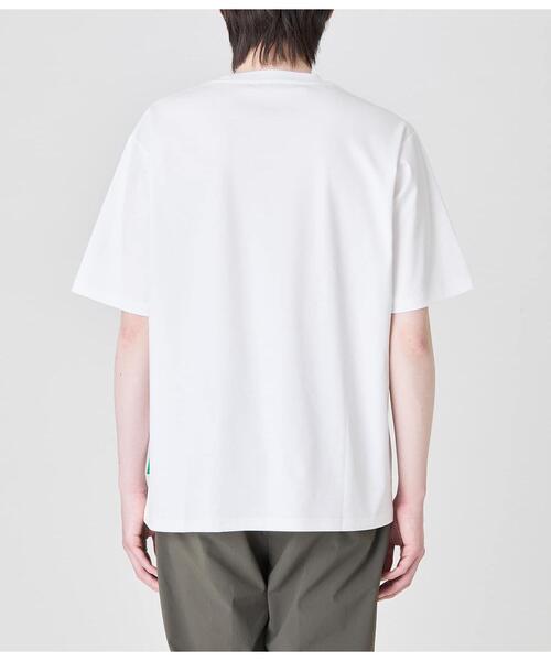 Park Slope NEWYORKER(パークスロープニューヨーカー)の「【接触冷感・デイリー・快適】P/SロゴTシャツ(Tシャツ/カットソー・メンズ・サックスブルー/ホワイト・LL/L/M/S)」の20枚目の写真