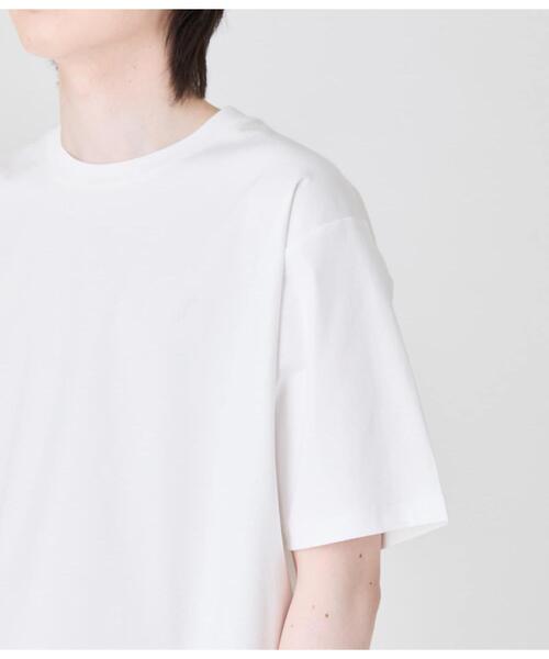 Park Slope NEWYORKER(パークスロープニューヨーカー)の「【接触冷感・デイリー・快適】P/SロゴTシャツ(Tシャツ/カットソー・メンズ・サックスブルー/ホワイト・LL/L/M/S)」の21枚目の写真