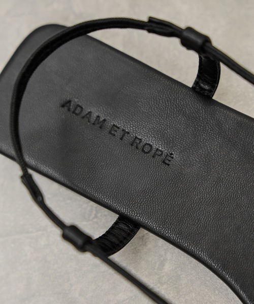 ADAM ET ROPE'（アダムエロペ）の「ストラップフラットサンダル（サンダル・レディース・ブラウン/ブラック・23/23.5/24/24.5）」の3枚目の写真