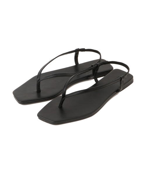 ADAM ET ROPE'（アダムエロペ）の「ストラップフラットサンダル（サンダル・レディース・ブラウン/ブラック・23/23.5/24/24.5）」の16枚目の写真