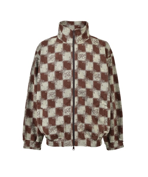 BREATH(ブレス)の「BLOCK CHECK PILE JACKET(その他アウター・メンズ・ブラック/ブラウン・LARGE/MEDIUM/SMALL/X-LARGE)」の1枚目の写真