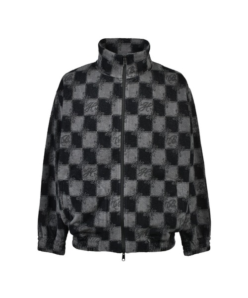 BREATH(ブレス)の「BLOCK CHECK PILE JACKET(その他アウター・メンズ・ブラック/ブラウン・LARGE/MEDIUM/SMALL/X-LARGE)」の2枚目の写真