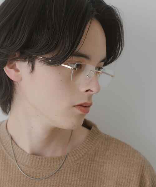 SENSE OF PLACE by URBAN RESEARCH(センスオブプレイスバイアーバンリサーチ)の「リムレスサングラス(サングラス・メンズ・ゴールド/シルバー・ONE)」の7枚目の写真