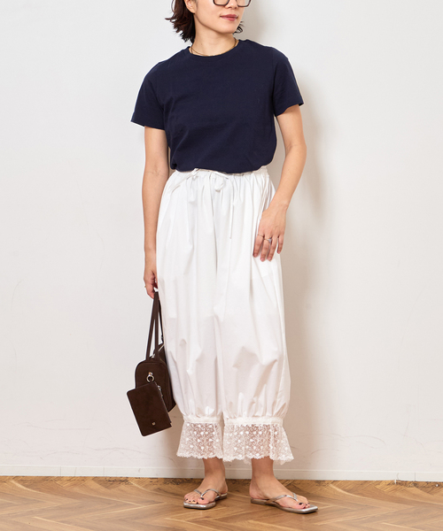 Bonum(ボナム)の「30/1 テンジク SOFT COMPACT Tシャツ(Tシャツ/カットソー・レディース・ブルー系その他/ネイビー/ピンク/ブラウン・FREE)」の11枚目の写真