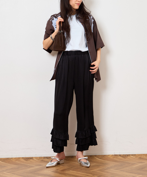 Bonum(ボナム)の「30/1 テンジク SOFT COMPACT Tシャツ(Tシャツ/カットソー・レディース・ブルー系その他/ネイビー/ピンク/ブラウン・FREE)」の13枚目の写真