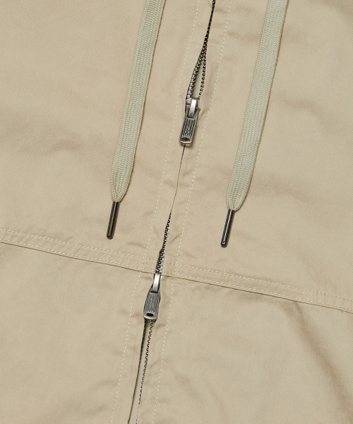 NOMANUAL(NOMANUAL)の「W.C HOODED JACKET - BEIGE(その他アウター・レディース・その他・LARGE/MEDIUM/SMALL/X-LARGE)」の8枚目の写真