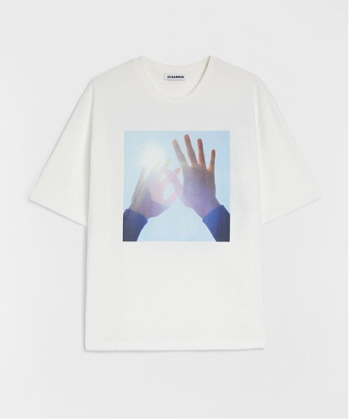 JIL SANDER(ジルサンダー)の「Jil Sander - ロゴプリント シアーt JIL SANDER(ジルサンダー)の「Jil Sander - ロゴプリント シアーt