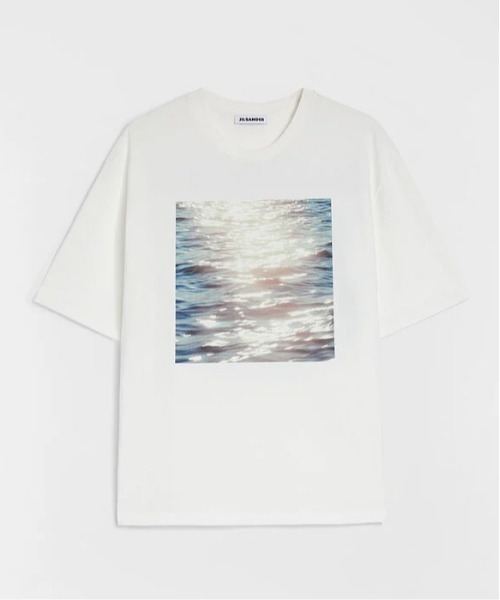 JIL SANDER(ジルサンダー)の「T-SHIRT CN SS PNT(Tシャツ/カットソー・メンズ・ホワイト系その他/ホワイト系その他2・M/L/XL)」の2枚目の写真