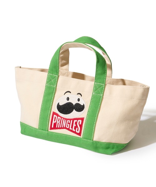 ADPOSION(アドポーション)の「【PRINGLES / プリングルズ】フロントロゴ ランチトートバッグ(トートバッグ・レディース・グリーン/イエロー/レッド・FREE)」の2枚目の写真