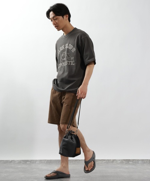 BAYFLOW(ベイフロー)の「ヴィンテージライクスウェットTEE(Tシャツ/カットソー・メンズ・カーキ/チャコール/インディゴブルー/レッド・MEDIUM/LARGE)」の15枚目の写真
