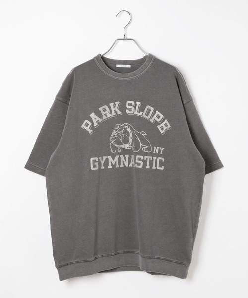 BAYFLOW(ベイフロー)の「ヴィンテージライクスウェットTEE(Tシャツ/カットソー・メンズ・カーキ/チャコール/インディゴブルー/レッド・MEDIUM/LARGE)」の14枚目の写真