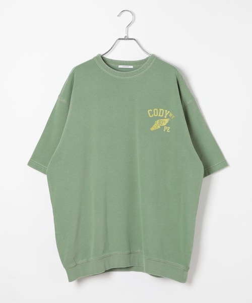 BAYFLOW(ベイフロー)の「ヴィンテージライクスウェットTEE(Tシャツ/カットソー・メンズ・カーキ/チャコール/インディゴブルー/レッド・MEDIUM/LARGE)」の11枚目の写真