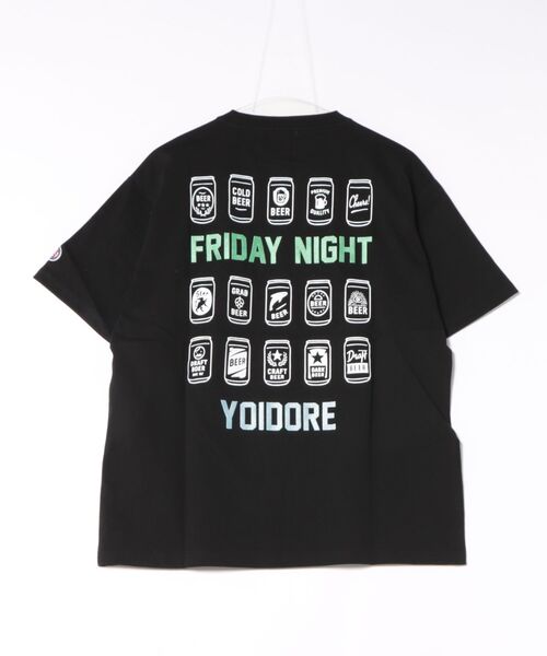go slow caravan(ゴースローキャラバン)の「YOIDORE/酔いどれ ヘベレケビール TEE(Tシャツ/カットソー・メンズ・ホワイト/ブラック・MEDIUM/LARGE/X-LARGE)」の14枚目の写真