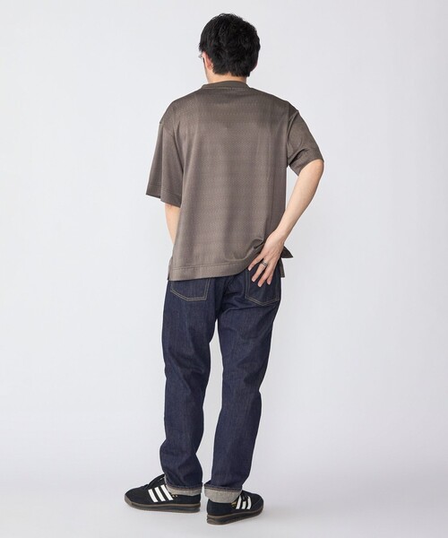 SHIPS（シップス）の「SHIPS: ジオメトリック リラックス ポケット Tシャツ（Tシャツ/カットソー・メンズ・キャメル/ホワイト/ネイビー/チャコールグレー・LARGE/MEDIUM/SMALL）」の10枚目の写真