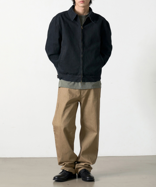 DENMADE(デンメイド)の「DEN0261 Selvedge Wide Fit (Khaki)(デニムパンツ・メンズ・その他・S/M/L/XL)」の7枚目の写真