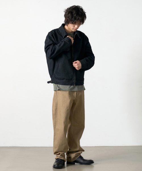DENMADE(デンメイド)の「DEN0261 Selvedge Wide Fit (Khaki)(デニムパンツ・メンズ・その他・S/M/L/XL)」の8枚目の写真