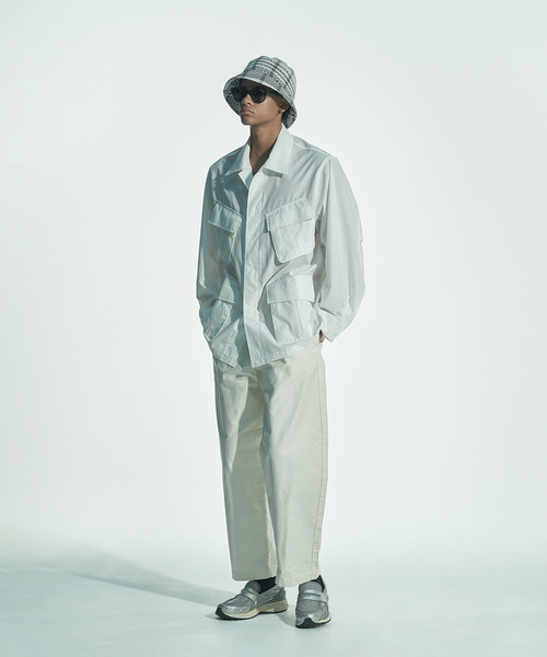 VICTIM（ヴィクティム）の「VICTIM ヴィクティム / FATIGUE SHIRT JACKET タイプライターファティーグシャツジャケット / VTM-26-O-004（ミリタリージャケット・メンズ・ホワイト/ブラック/ブラウン・1/2）」の11枚目の写真