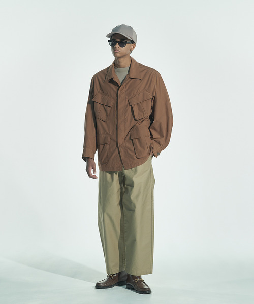 VICTIM（ヴィクティム）の「VICTIM ヴィクティム / FATIGUE SHIRT JACKET タイプライターファティーグシャツジャケット / VTM-26-O-004（ミリタリージャケット・メンズ・ホワイト/ブラック/ブラウン・1/2）」の14枚目の写真