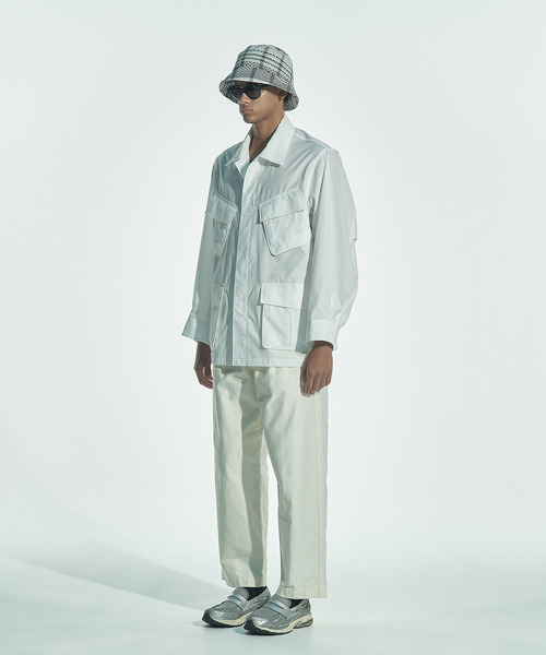 VICTIM（ヴィクティム）の「VICTIM ヴィクティム / FATIGUE SHIRT JACKET タイプライターファティーグシャツジャケット / VTM-26-O-004（ミリタリージャケット・メンズ・ホワイト/ブラック/ブラウン・1/2）」の12枚目の写真