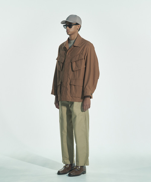 VICTIM（ヴィクティム）の「VICTIM ヴィクティム / FATIGUE SHIRT JACKET タイプライターファティーグシャツジャケット / VTM-26-O-004（ミリタリージャケット・メンズ・ホワイト/ブラック/ブラウン・1/2）」の15枚目の写真