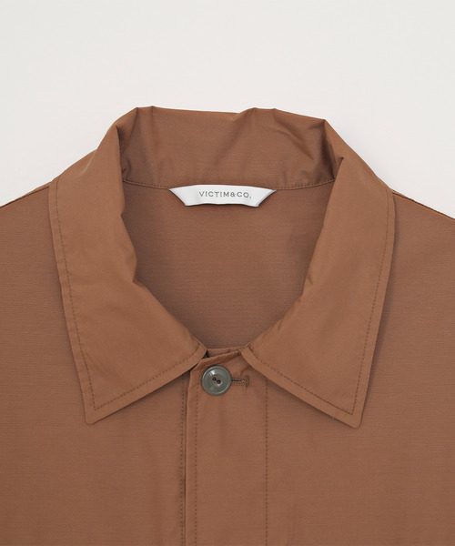 VICTIM（ヴィクティム）の「VICTIM ヴィクティム / FATIGUE SHIRT JACKET タイプライターファティーグシャツジャケット / VTM-26-O-004（ミリタリージャケット・メンズ・ホワイト/ブラック/ブラウン・1/2）」の4枚目の写真